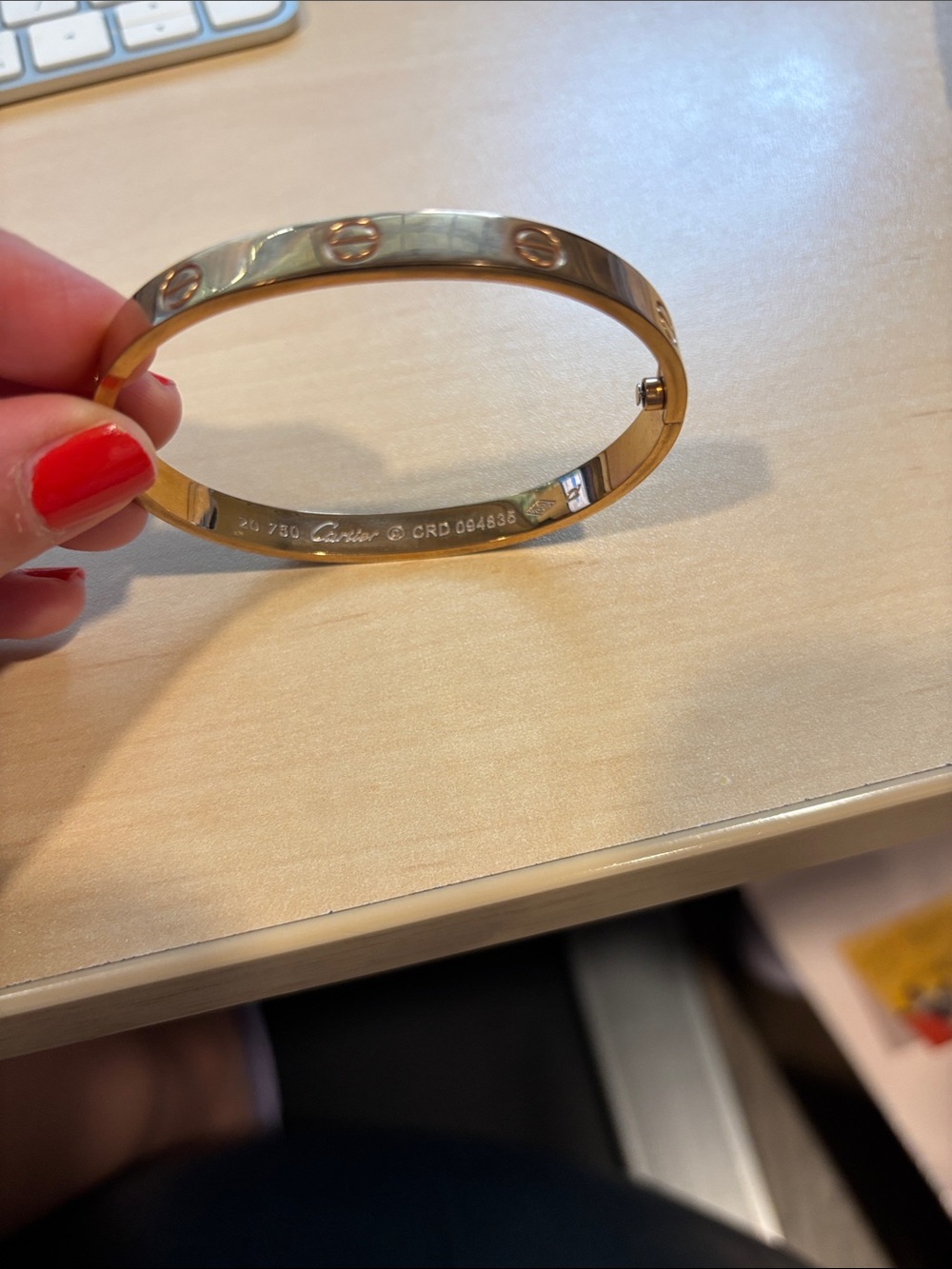 Large love bracelet